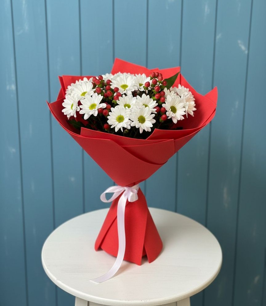 Букет цветов из: Хризантемы в Харпе