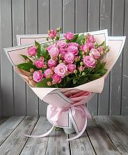Букет Розовый кустик в Харпе