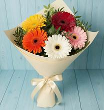 Букет цветов из:  Герберы в Харпе