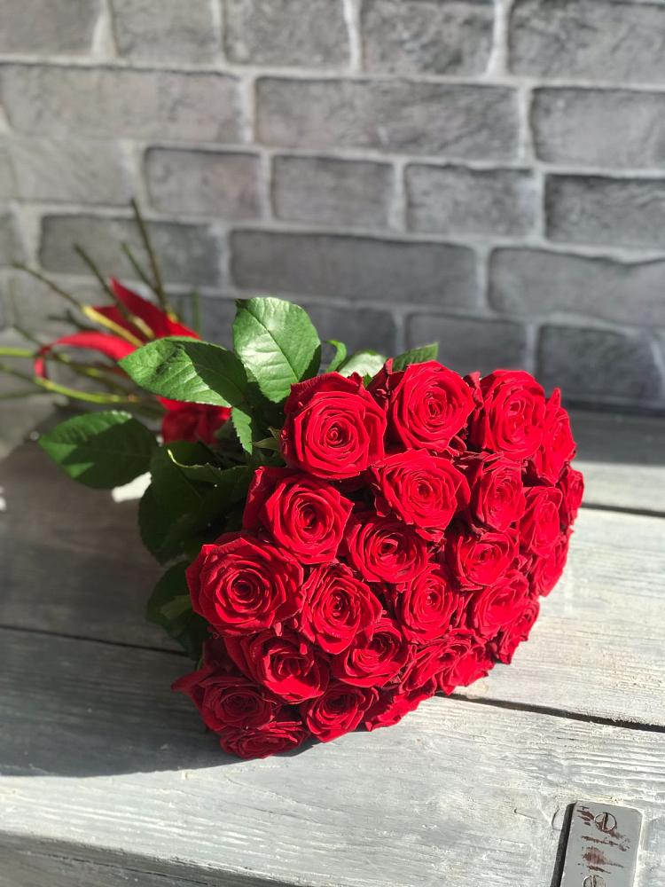 Букет Красные розы Фридом в Харпе