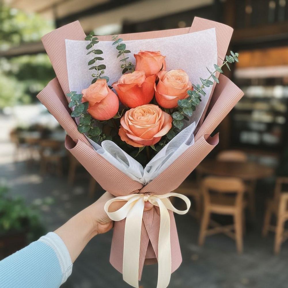 Букет цветов из: Розы в Харпе