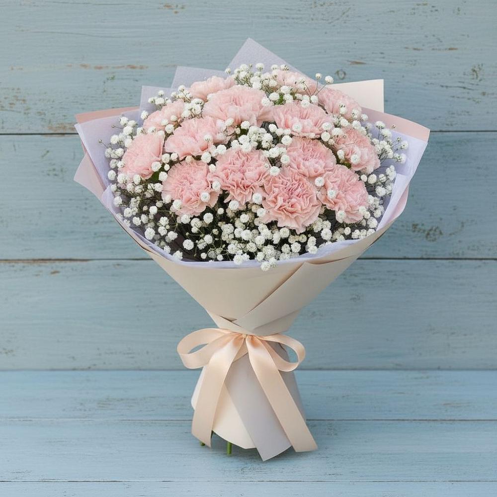 Букет цветов из: Гвоздики в Харпе