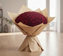 Букет 101 Красная роза в Харпе