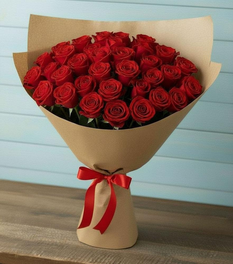 Букет Красные розы Милано в Харпе