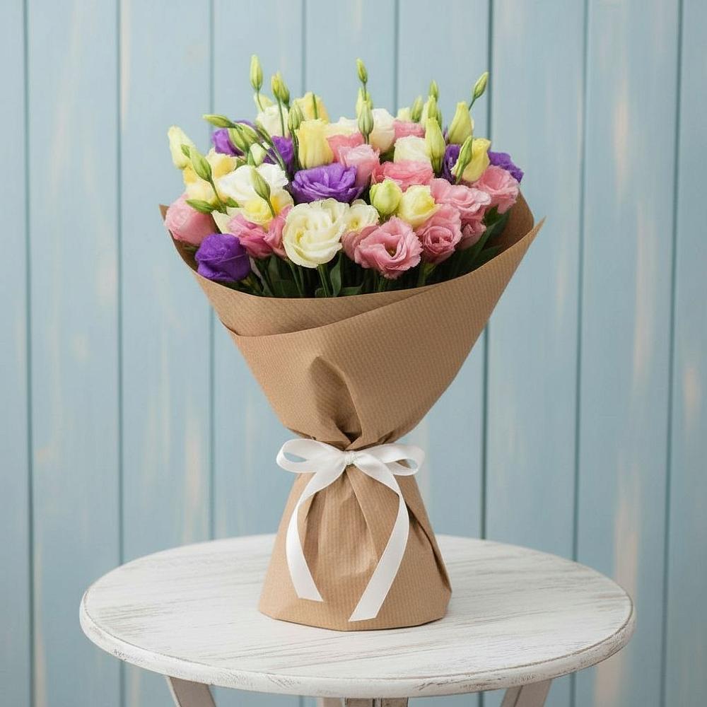 Букет цветов из: Лизиантусы в Харпе