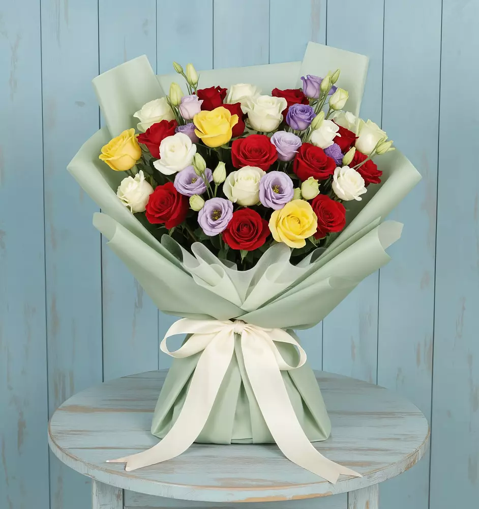 Букет цветов из: Розы в Харпе