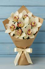 Букет цветов из:  Орхидеи и Розы в Харпе