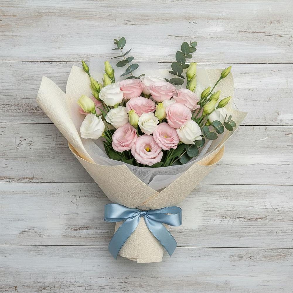 Букет цветов из: Лизиантусы в Харпе